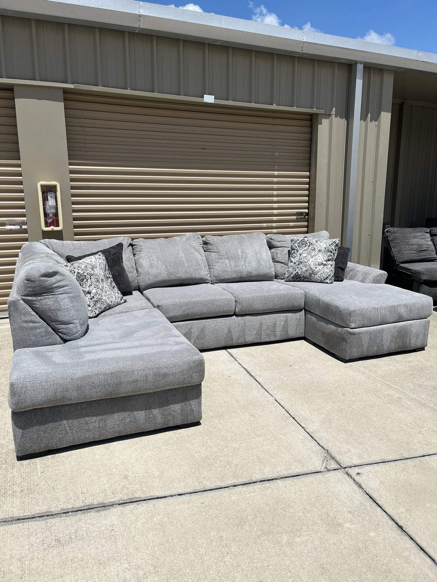 Gray Sectional Couch