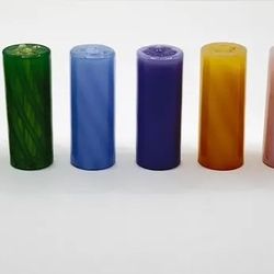 Glass Tip Samples Matte Colors Custom Made 