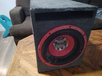 1000 watt subwoofer and box 12 inch