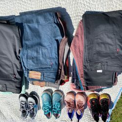Men, Nike / Adidas Shoes and Levi Pants