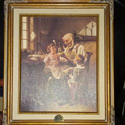 Vintage Norman Rockwell painting