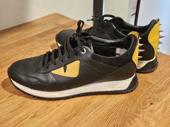 FENDI BUGS MONSTER EYES SPIKED SNEAKERS Size US  8 M