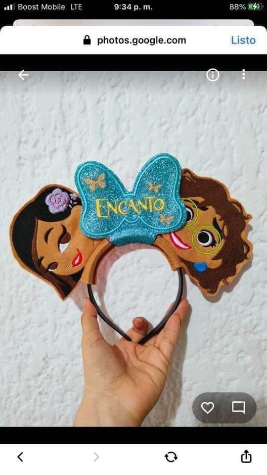 Encanto Mickey Ears Embroidered 