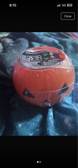 Halloween Pumpkin Filled Squishy Toy