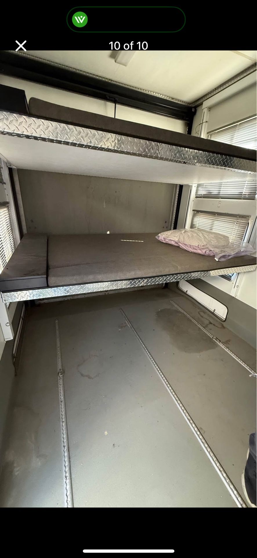 Toy Hauler EZ-Lift Bed System + Screen + Tie-Downs – Full Kit from Garage Conversion