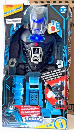 Fisher-Price Imaginext DC Super Friends Batman Bat-Tech Batbot Playset 2Ft Tall