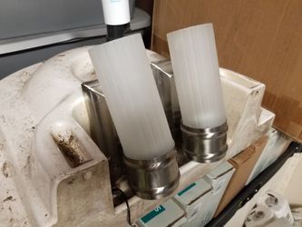 Pair of basic wall sconce fixtures