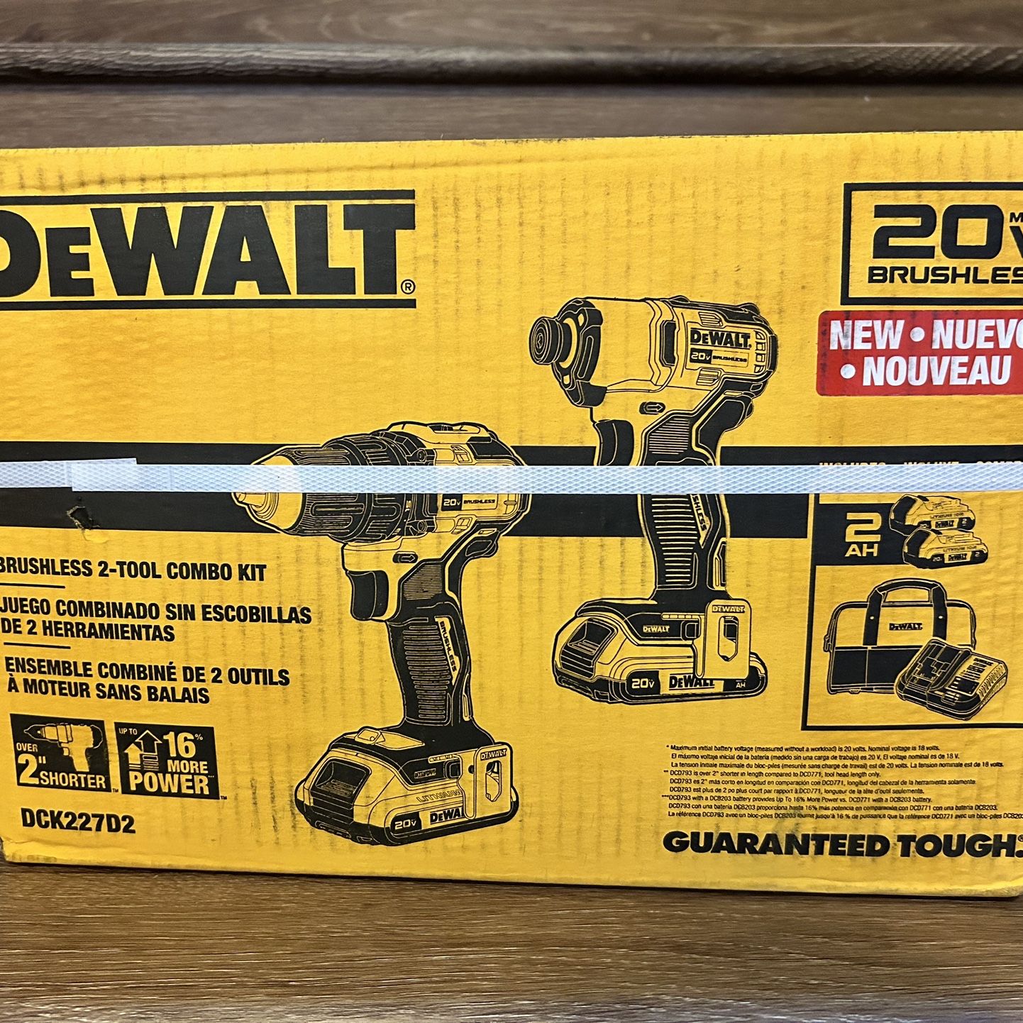 NEW Dewalt 20v MAX 2 Tool Combo Kit Drill Driver