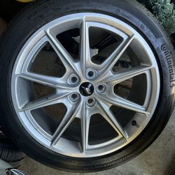 Ford Mustang Rims and Tires 19 by 8.5