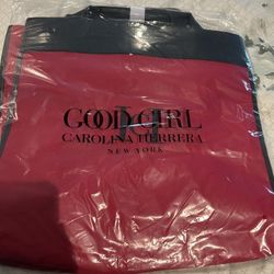 Carolina Herrera Good Girl Red & Black XL Tote Bag – New & Authentic