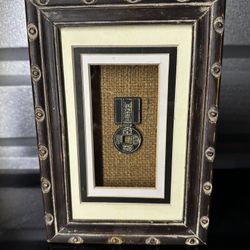 Decorative Framed Chinese Coin Charm Wall Hanging