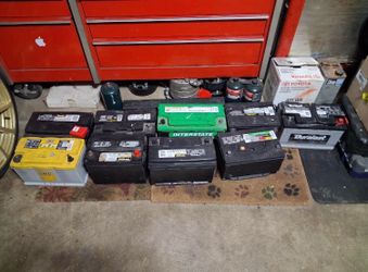 Assortment of Car Batteries