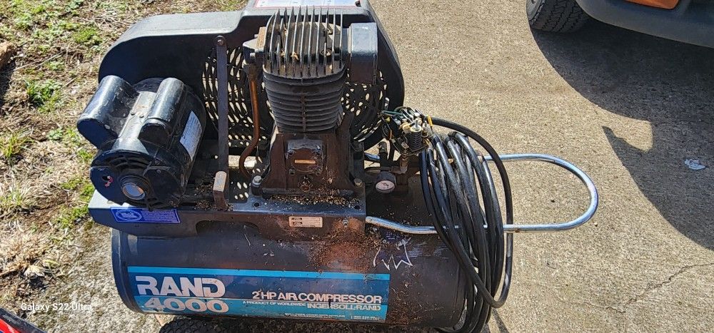 RAND 4000 2 HP Air Compressor