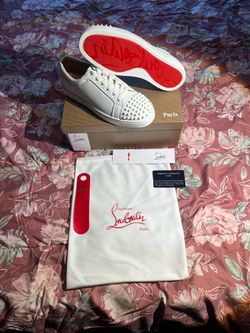 Suela roja blancos size 9.5
