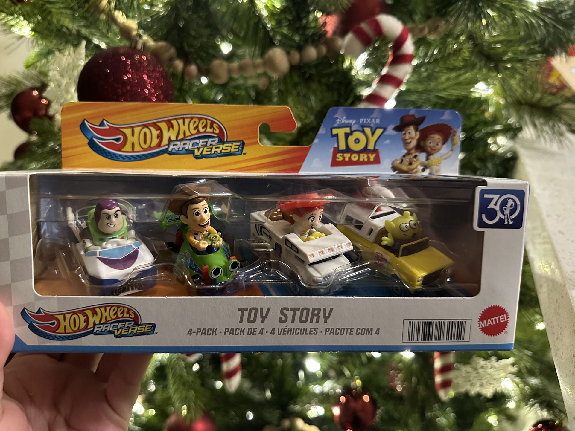 Toy Story NEW 2025 Hot Wheels Racer Verse 4-pack Buzz Woody Jessie Alien Pizza Planet
