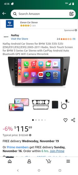 Naifay Android Car Stereo For BMW 328i 3351 325i