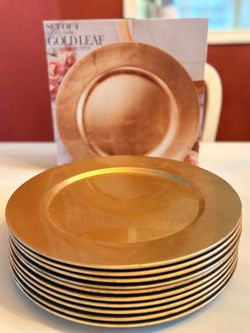 Gold Chargers for Holiday Occasions