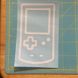 gameboy car decal
