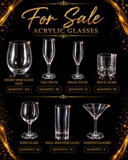Acrylic Glassware