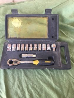 Stanley Socket Set.    $20 cash.   South Austin.