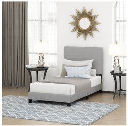 Furinno Laval Bed Frame, Glacier Twin