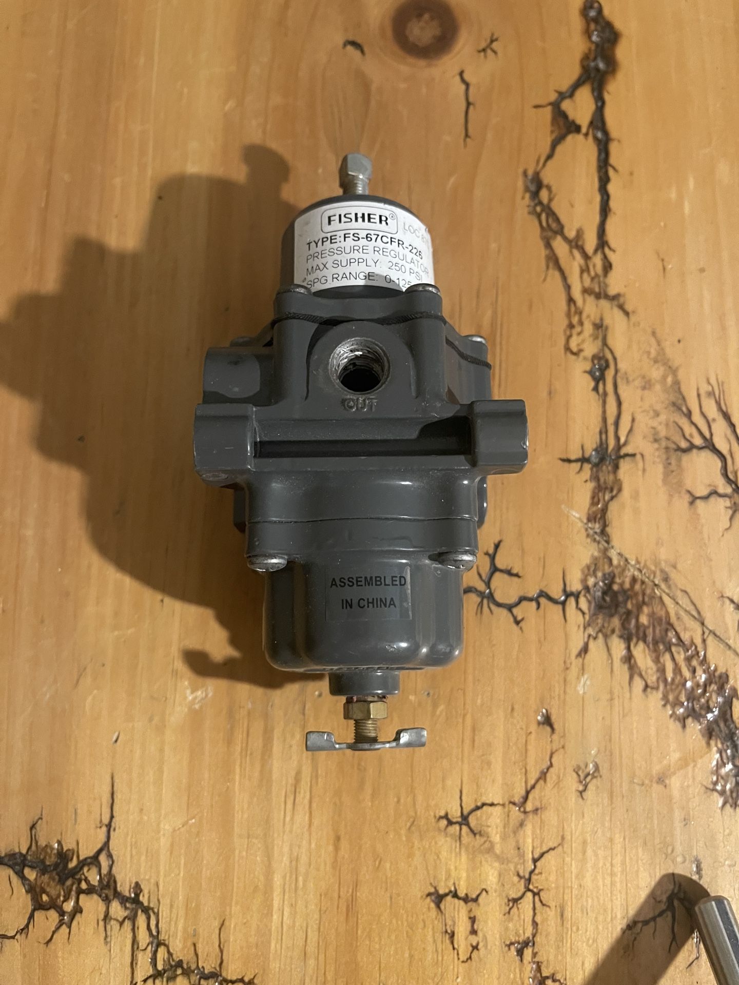 Fisher FS-67CFR-226 Pneumatic Regulator 250psi 0-125psi 1/4in Npt