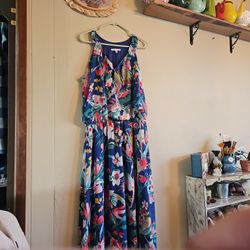 Floor Length Floral Dress