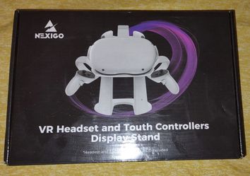 VR Headset And Tuff Controllers Display Stand