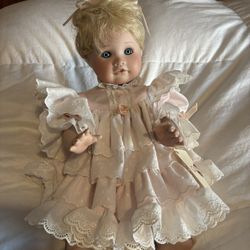 Darling Collectible  Porcelain Doll 
