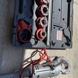 Ridgid 700 Power Drive And NPT Pipe Threading Set