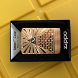 Gold Zippo Liter 