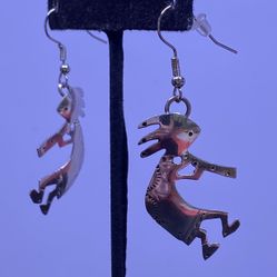 925 Kokopelli Earrings 