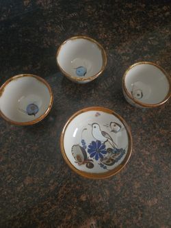 Mexican Pottery Bowls Set of 4