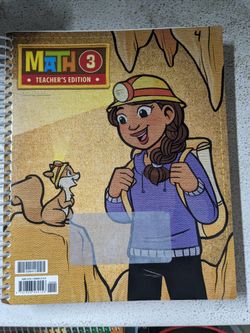 Homeschool BJU Teacher Ed. Math 3 Curriculum 