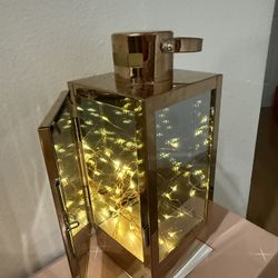 Mirabella Rose Gold Lantern