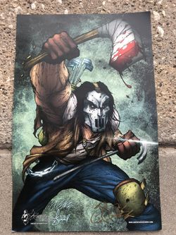 Signed art by Shelby Robertson