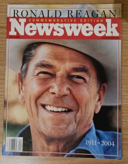 Newsweek Magazines - Reagan and Clinton 
