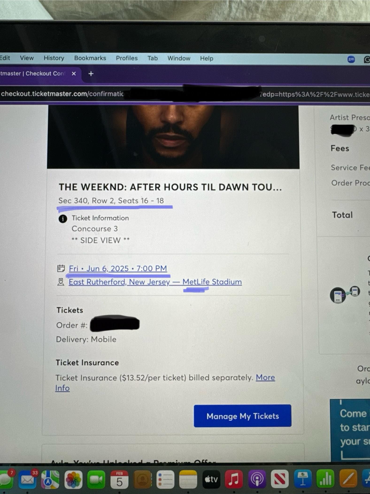 3 The Weeknd & Playboi Carti Tickets on June 6th at MetLife TODAY