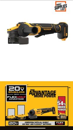 DEWALT 20V Max Brushless Angle Grinder