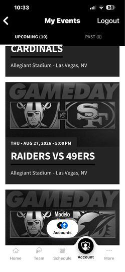 Raider tickets