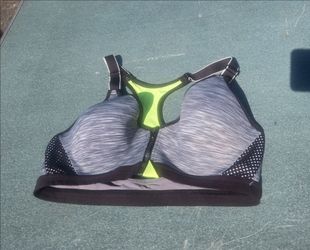 Sports Bra with Front Zip and Racerback