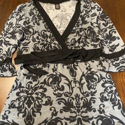 Babydoll Swirly Design Top