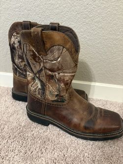 Camo Cowboy Boots