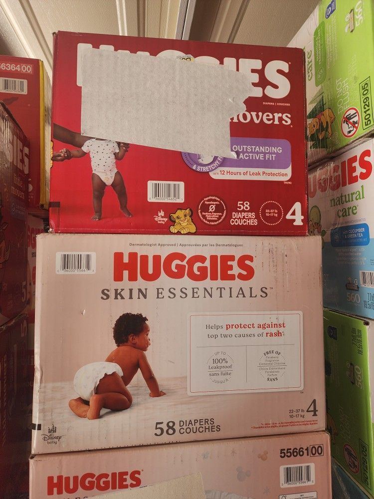 Huggies 4 $20 Each Box.