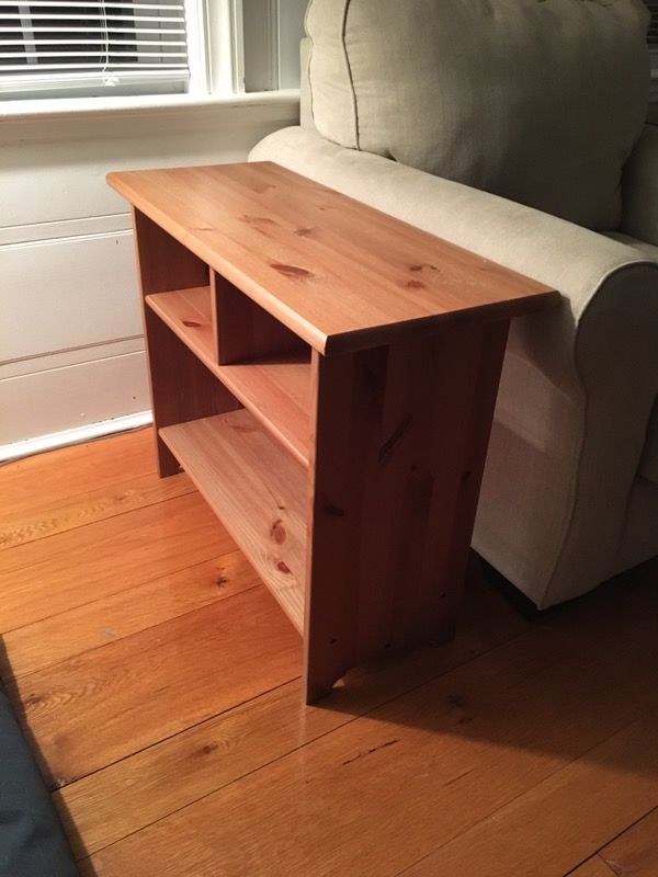 Brown Wooden Side Table