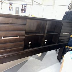 King Size Head Broad With 2 Foot Drawers