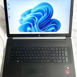 HP 17-ca0064cl 17” Touchscreen QuadCore AMD Ryzen 5-2500U 2GHz 12GB RAM 1TB HDD Win11Pro Office24