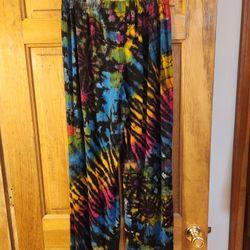 Mexicali Blues Flare Leg Tie Dye Pants