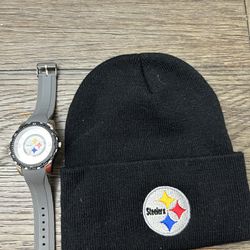 Pittsburgh Steelers Watch And Hat