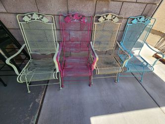 Vintage patio chairs